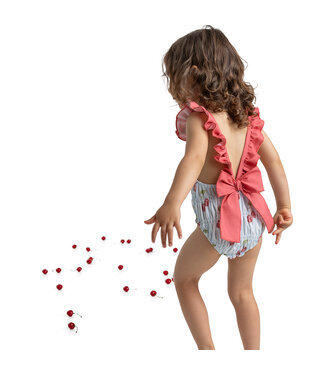 Meia Pata Meia Pata - Frilled Swimsuit - Cherries