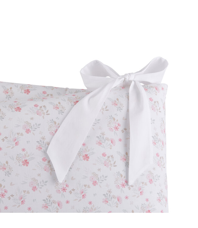 Theophile & Patachou Theophile & Patachou - Bedbeschermer 70cm - Bedrukt (70x70x70cm) H:32cm Pink Flower