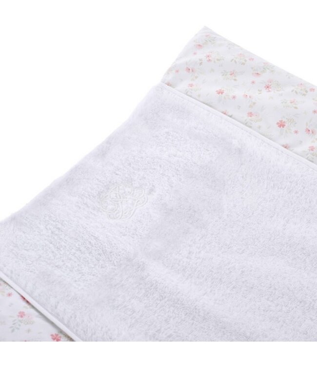 Theophile & Patachou Theophile & Patachou - Hoes verzorgingskussen - Badstof + katoen Pink Flower