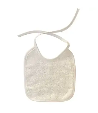 Mamelou Mamelou - Bib Sponge Small - White/White