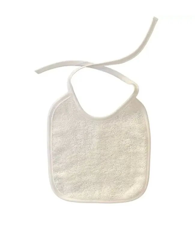 Mamelou Mamelou - Bib Sponge Small - White/White
