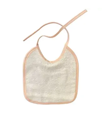 Mamelou Mamelou - Bib Sponge Small - White/Pink