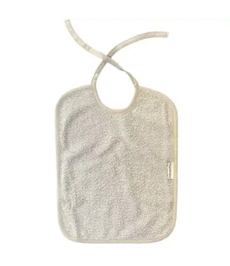 Mamelou Mamelou - Bib 38X29 - White/White