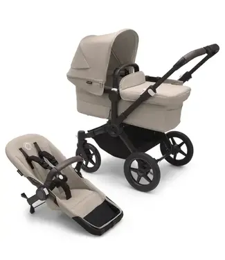 Bugaboo Bugaboo -  Donkey 5 Mono complete BLACK/DESERT TAUPE-DESERT TAUPE