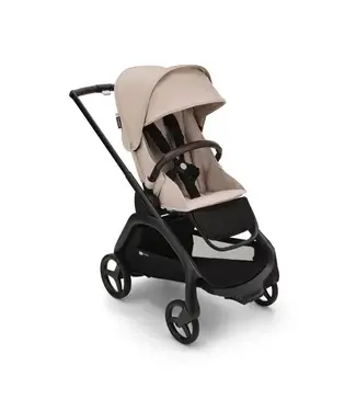 Bugaboo Bugaboo -  Dragonfly seat complete BLACK/DESERT TAUPE-DESERT TAUPE