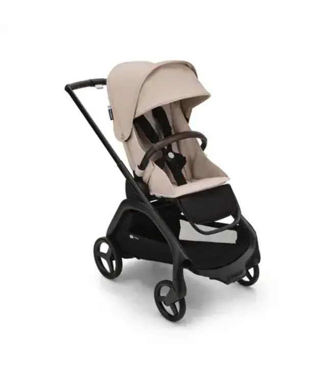 Bugaboo Bugaboo -  Dragonfly seat complete BLACK/DESERT TAUPE-DESERT TAUPE