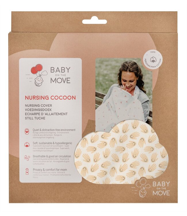 Baby on the move Baby on the move - Borstvoedingsdoek - Happy Hands