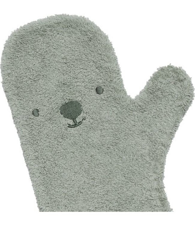 Baby Shower Glove Baby Shower Glove - Washand Zeehond Olive