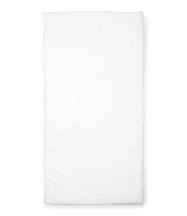 Poetree Kids Poetree Kids - Poplin Hoeslaken voor ledikant 70x140cm Star - Etoile Sand
