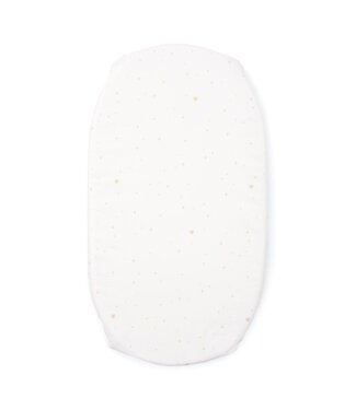 Poetree Kids Poetree Kids - Poplin Hoeslaken voor wieg 35x75x5cm  - Etoile Sand