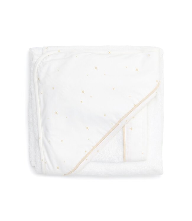Poetree Kids Poetree Kids - Badcape & washandje - Etoile Sand