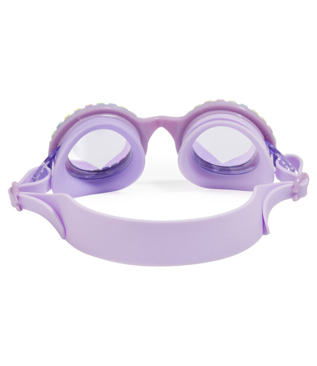 Bling2o Bling2o - ZWEMBRIL: POOL JEWELS - Lovely Lilac, paars, siliconen, aanpasbare hoofdband, 100% UV  bescherming, anti-condens, in doorzichtige bewaardoos, 6+