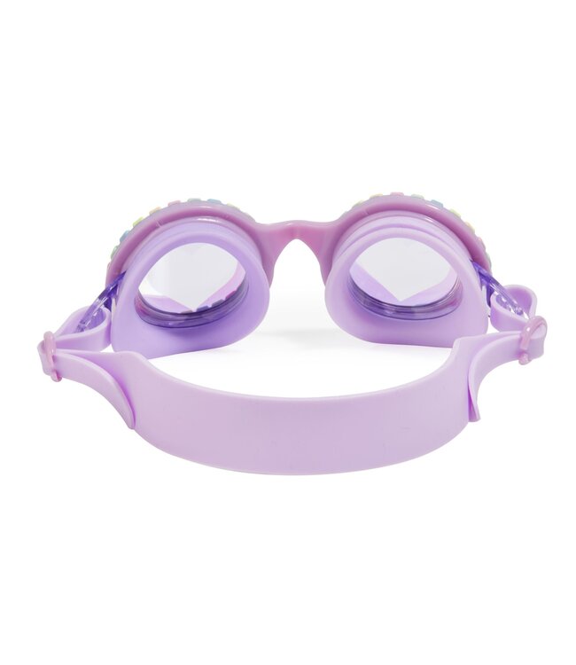 Bling2o Bling2o - ZWEMBRIL: POOL JEWELS - Lovely Lilac, paars, siliconen, aanpasbare hoofdband, 100% UV  bescherming, anti-condens, in doorzichtige bewaardoos, 6+