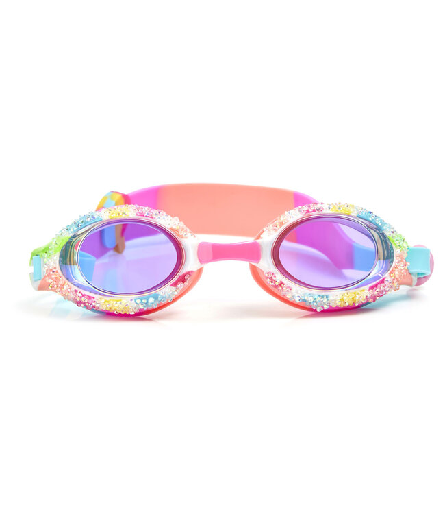 Bling2o Bling2o - ZWEMBRIL: PIXIE STICKS - Candy Sticks, meerkleurig, siliconen, aanpasbare hoofdband,  100% UV bescherming, anti-condens, in doorzichtige bewaardoos, 3+