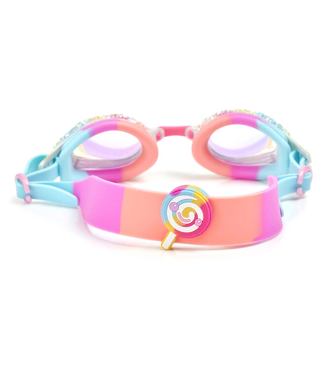 Bling2o Bling2o - ZWEMBRIL: PIXIE STICKS - Candy Sticks, meerkleurig, siliconen, aanpasbare hoofdband,  100% UV bescherming, anti-condens, in doorzichtige bewaardoos, 3+