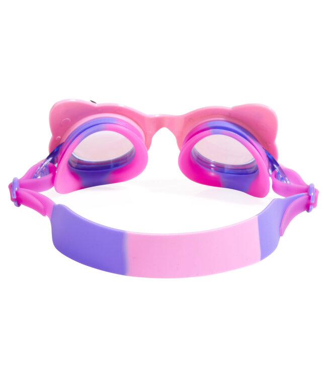 Bling2o Bling2o - ZWEMBRIL: PAWDRY HEPBURN - Pink 'n Boots, roze, siliconen, aanpasbare hoofdband, 100% UV  bescherming, anti-condens, in doorzichtige bewaardoos, 6+