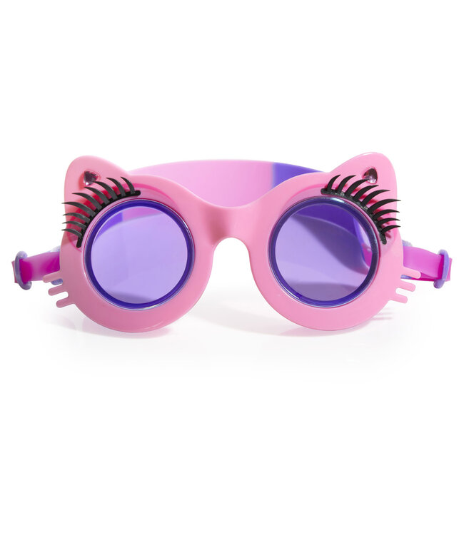 Bling2o Bling2o - ZWEMBRIL: PAWDRY HEPBURN - Pink 'n Boots, roze, siliconen, aanpasbare hoofdband, 100% UV  bescherming, anti-condens, in doorzichtige bewaardoos, 6+