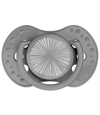 Difrax Difrax - Dynamic Fopspeen 0-3M Harmony L.Grey / D.Grey