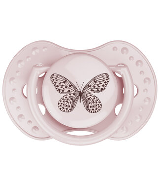 Difrax Difrax - Dynamic Fopspeen 0-3M Botanic Pink / Purple