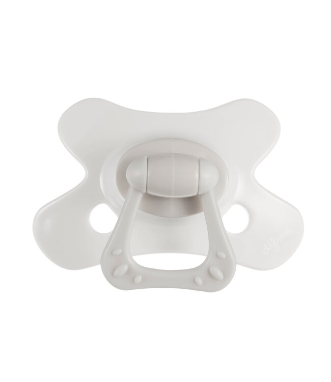 Difrax Difrax - Fopspeen Natural 6+ M Se Grey Agate