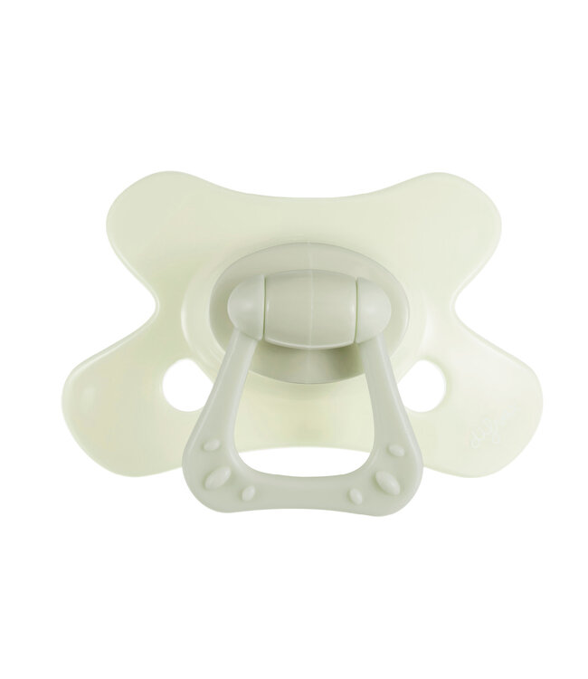 Difrax Difrax - Fopspeen Natural 12+ M Se Lime Emerald