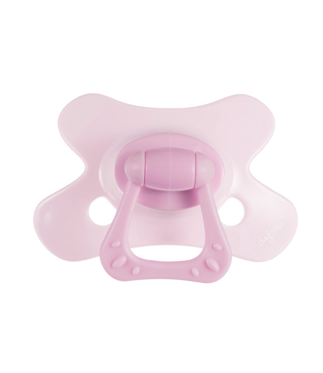 Difrax Difrax - Fopspeen Natural 12+ M Se Rose Quartz