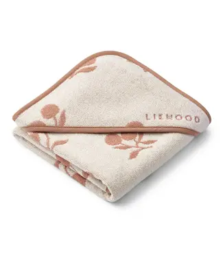 Liewood Liewood - Alba Hooded Baby Towel Peach/ Sea Shell
