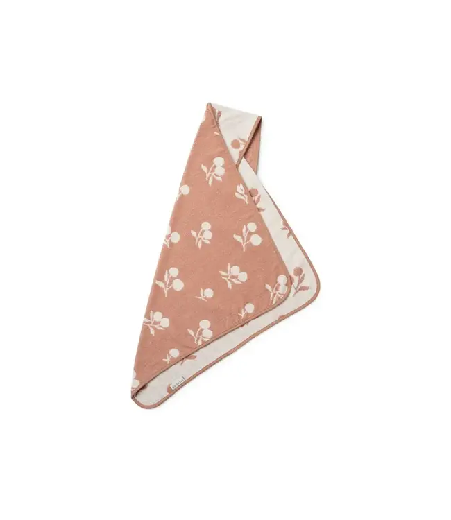 Liewood Liewood - Alba Hooded Baby Towel Peach/ Sea Shell