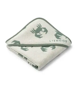 Liewood Liewood - Alba Hooded Baby Towel Crab/Sandy
