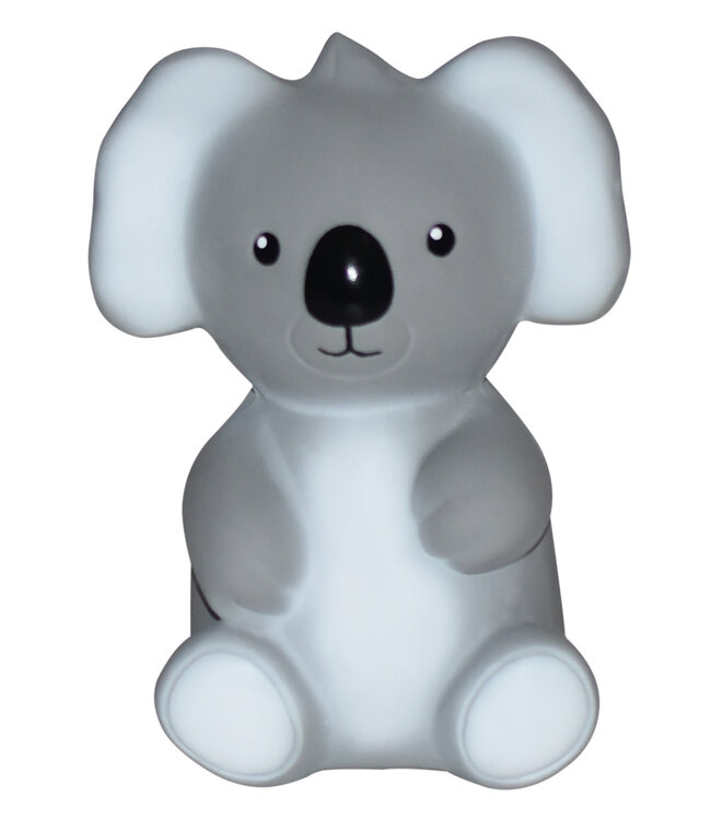 Tikiri Tikiri - MIJN EERSTE AUSTRALISCHE DIERTJE / KOALA 10,9cm, in natuurlijk rubber, met belletje, met hangkaart, 0+