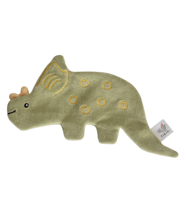 Tikiri Tikiri - CRINKLE TOY Triceratops 11cm, on card, 0+