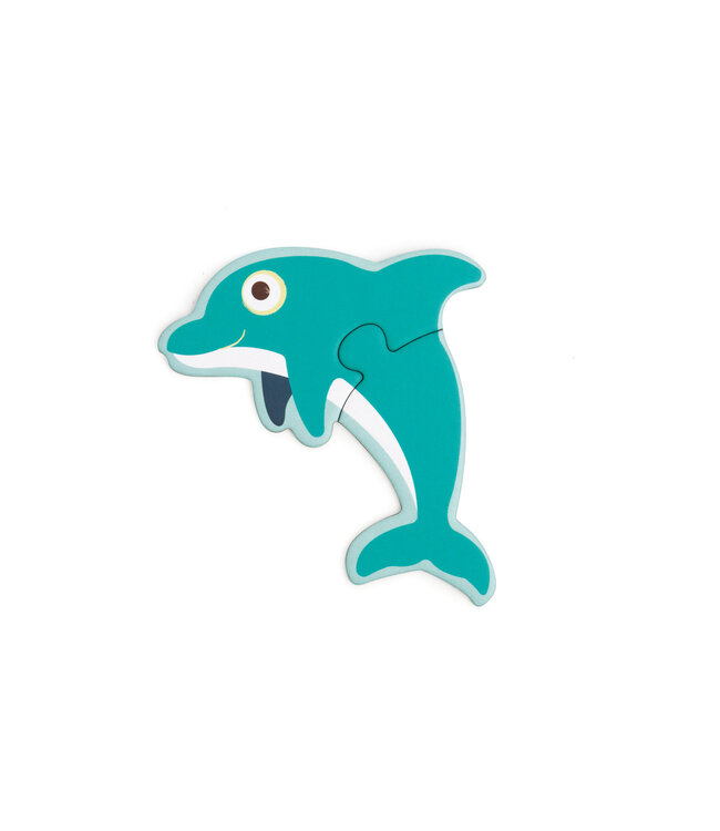 Scratch Scratch - Puzzel: BEGINNERS- & VLOERPUZZEL/OCEAAN 100x48,5cm, 80stuks met 10 beginnerspuzzels, in doos diam.26xH10cm, 2+