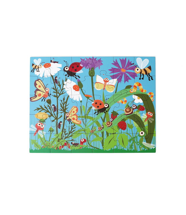 Scratch Scratch - Puzzel Magnetisch: MYSTERY - INSECT 30pcs, met loep met rode filter, 24,5x30,5cm (gesloten), 52,3x30,5cm (open), 2-in-1: puzzel en ontdek, 3+