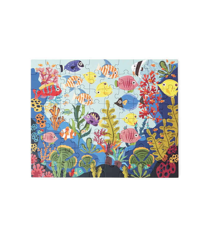 Scratch Scratch - Puzzel Magnetisch: MYSTERY - OCEAAN 80pcs, met loep met rode filter 24,5x30,5cm (gesloten), 52,3x30,5cm (open), 2-in-1: puzzel en ontdek, 4+