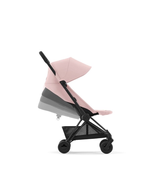 Cybex Cybex - Stroller Coya Matt Black - Peach Pink
