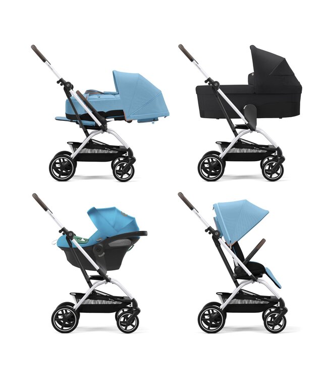 Cybex Cybex - Eezy S Twist+2 Silver / Turquoise Seat