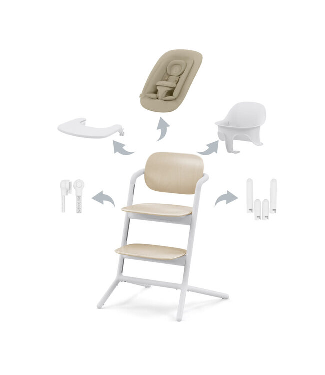 Cybex Cybex - Set 4-en-1 Lemo 2 - Sand White