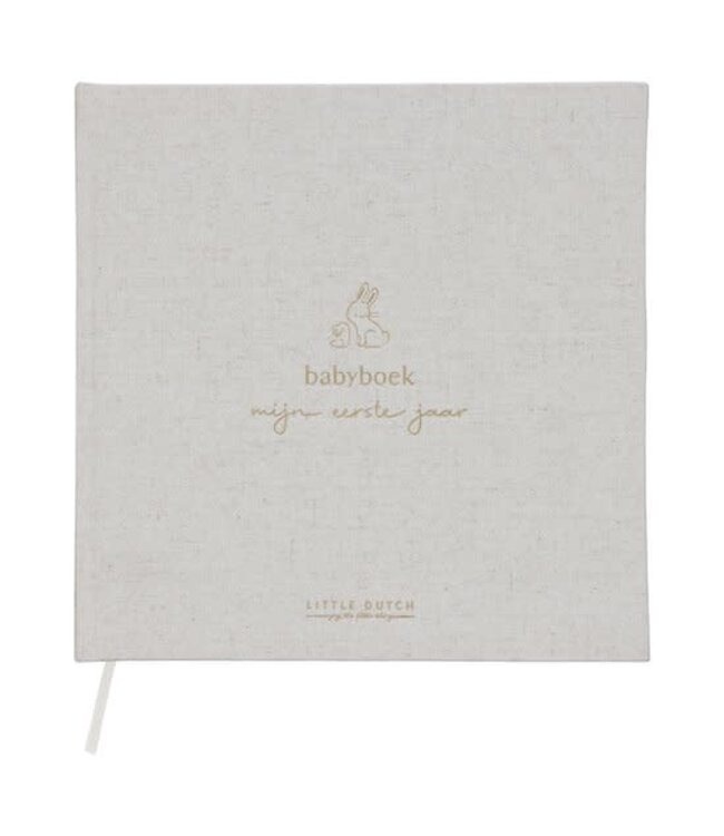 Little Dutch Toys Little Dutch Toys - Babyboek 'Mijn eerste jaar' baby bunny FSC