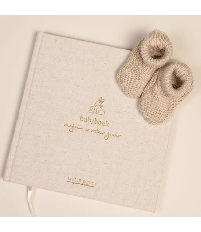 Little Dutch Toys Little Dutch Toys - Babyboek 'Mijn eerste jaar' baby bunny FSC