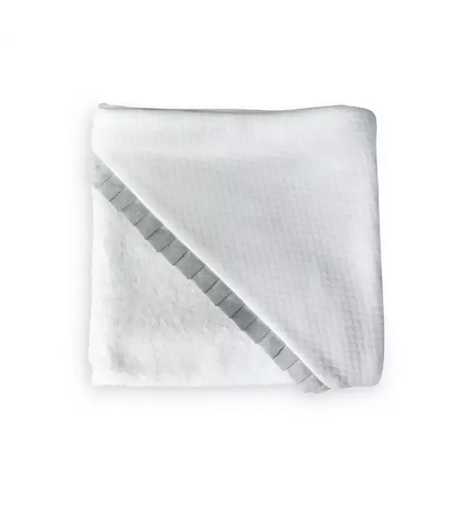 Living Nature Living Nature - Kaphanddoek met oxford detail grijs 