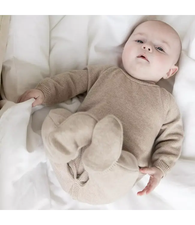 Living Nature Living Nature - Gebreid Babypakje Ezra beige