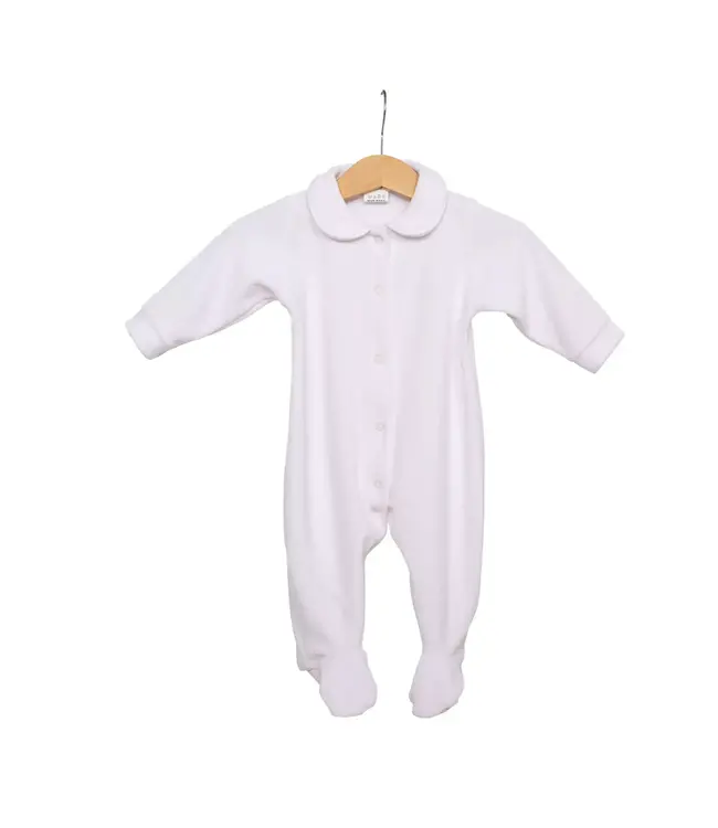 Living Nature Living Nature - Babypakje Babette velours roze details in streepjes roze wit