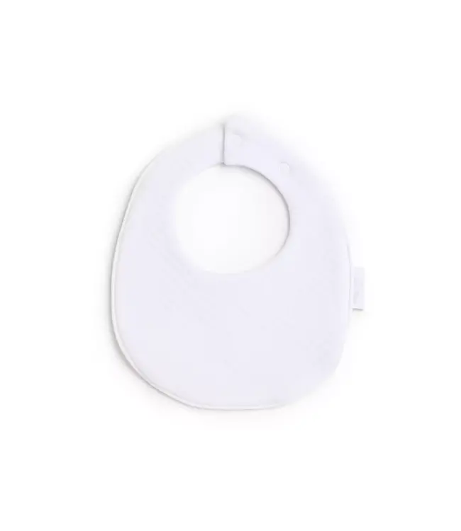 Living Nature Living Nature - Bavet met drukknop losange/losange wit 21x17 cm