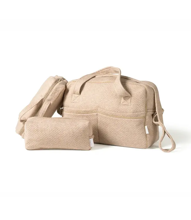 Living Nature Living Nature - Verzorgingstas Arthur in losange camel