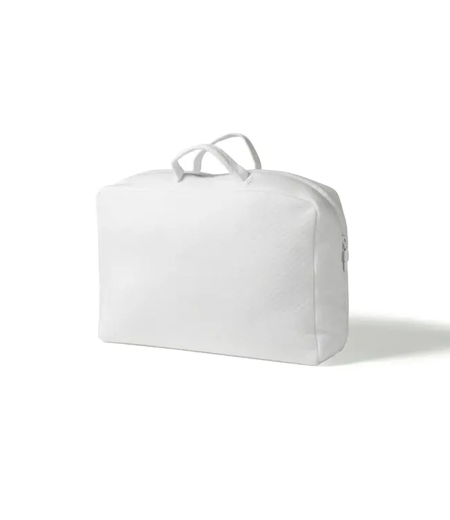 Living Nature Living Nature - Logeerkoffer  Babs large in losange wit 35 x 24 x 12 cm 