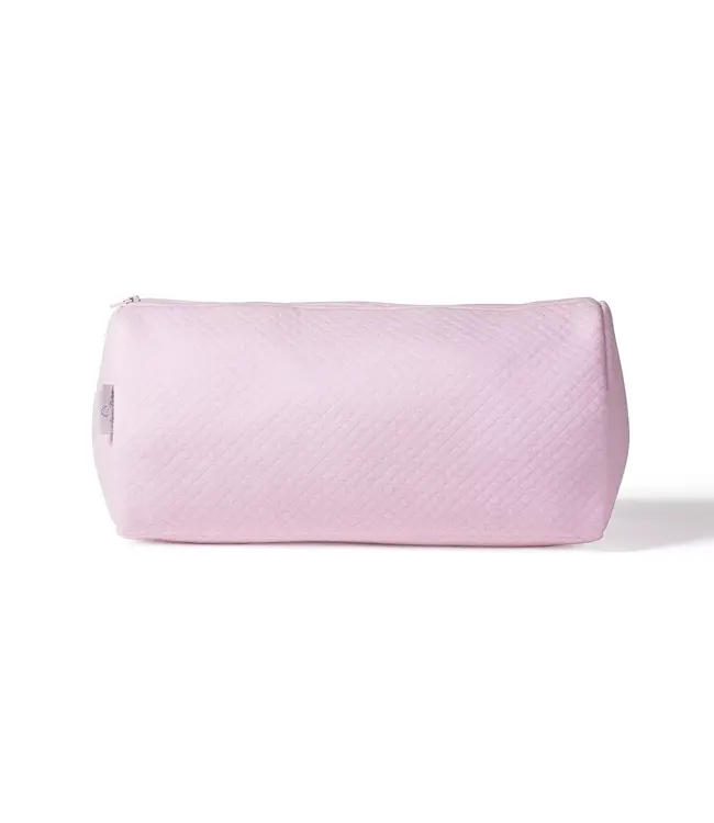 Living Nature Living Nature - Toilettas groot Pernille in losange roze maat L = 30 x 18 x 12 cm