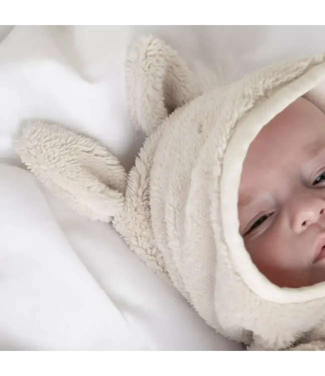 Living Nature Living Nature - Teddy onesie met rits en oortjes