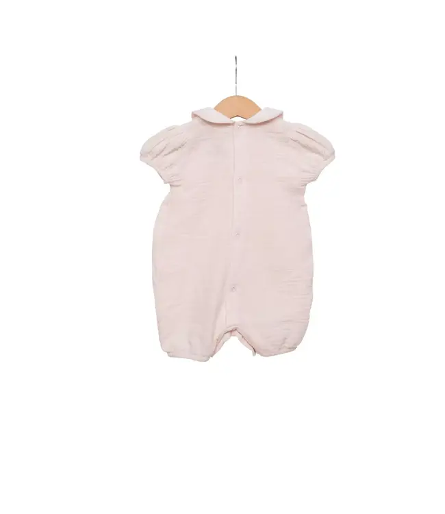 Living Nature Living Nature - Baby romper Rachelle licht roze tetra