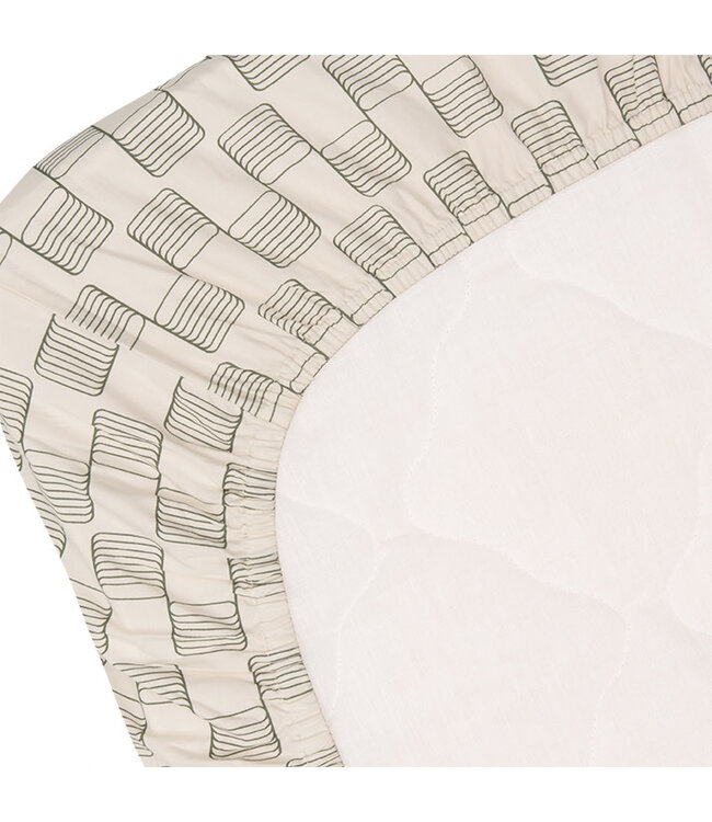 Witlof for Kids Witlof for Kids - Hoeslaken Wieg 40X80Cm Sticky Stripes