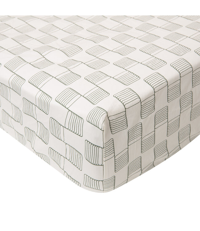 Witlof for Kids Witlof for Kids - Hoeslaken Wieg 40X80Cm Sticky Stripes